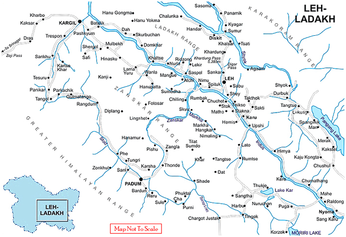 Rajasthan Tourist Map